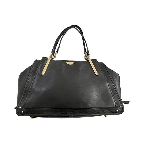 Coach Dreamer 36 Smooth Leather Satchel Shoulder Tote Bag in Black 31640 - Picture 2 of 16